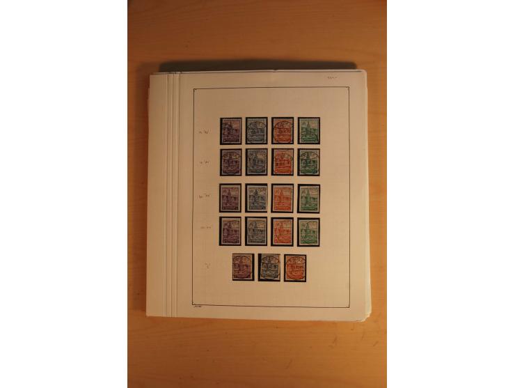 1945/49, sehr umfangreiche, ungebrauchte/postfrische und gestempelte Sammlung inkl. einiger Lokalausgaben mit vielen Farben, 