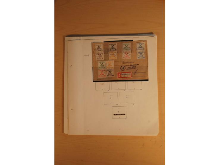1945/49, sehr umfangreiche, ungebrauchte/postfrische und gestempelte Sammlung inkl. einiger Lokalausgaben mit vielen Farben, 
