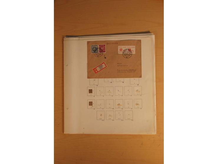 1945/49, sehr umfangreiche, ungebrauchte/postfrische und gestempelte Sammlung inkl. einiger Lokalausgaben mit vielen Farben, 