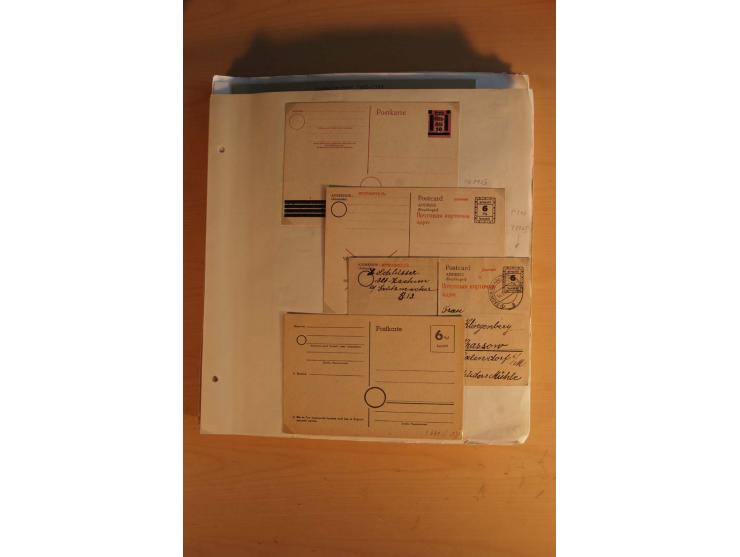 1945/49, sehr umfangreiche, ungebrauchte/postfrische und gestempelte Sammlung inkl. einiger Lokalausgaben mit vielen Farben, 