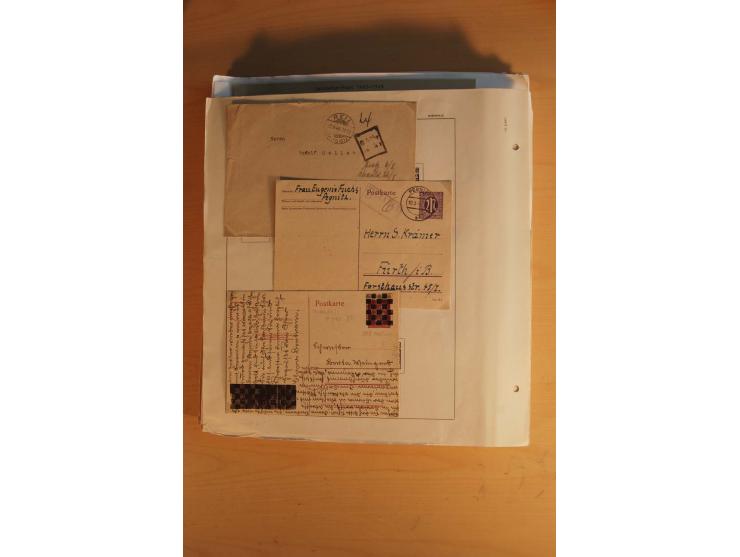 1945/49, sehr umfangreiche, ungebrauchte/postfrische und gestempelte Sammlung inkl. einiger Lokalausgaben mit vielen Farben, 