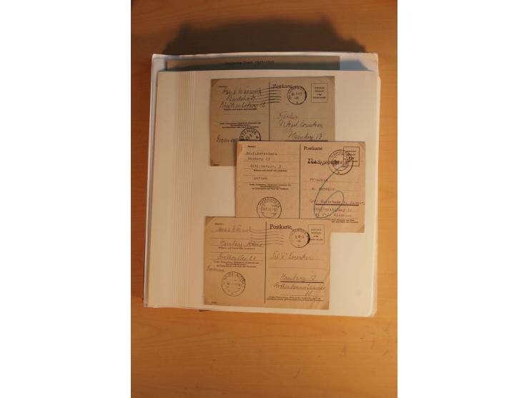 1945/49, sehr umfangreiche, ungebrauchte/postfrische und gestempelte Sammlung inkl. einiger Lokalausgaben mit vielen Farben, 