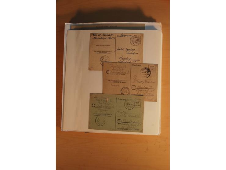 1945/49, sehr umfangreiche, ungebrauchte/postfrische und gestempelte Sammlung inkl. einiger Lokalausgaben mit vielen Farben, 