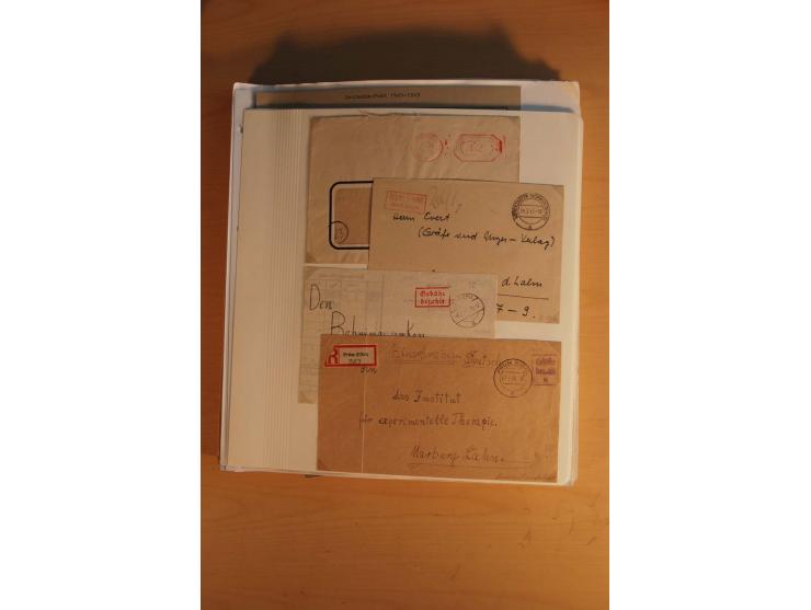 1945/49, sehr umfangreiche, ungebrauchte/postfrische und gestempelte Sammlung inkl. einiger Lokalausgaben mit vielen Farben, 