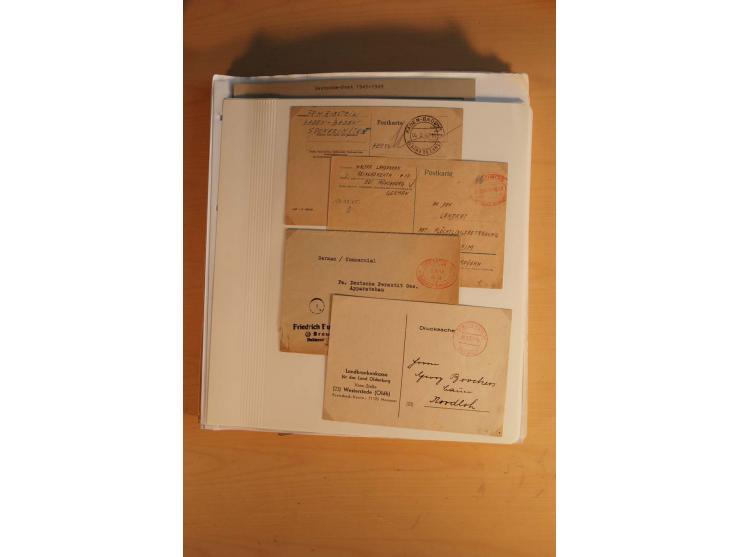 1945/49, sehr umfangreiche, ungebrauchte/postfrische und gestempelte Sammlung inkl. einiger Lokalausgaben mit vielen Farben, 