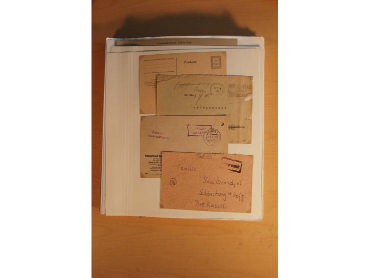 1945/49, sehr umfangreiche, ungebrauchte/postfrische und gestempelte Sammlung inkl. einiger Lokalausgaben mit vielen Farben, 