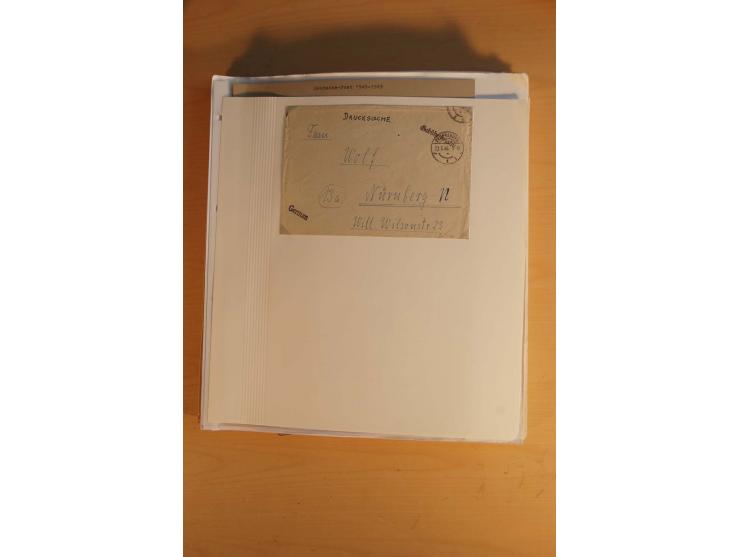 1945/49, sehr umfangreiche, ungebrauchte/postfrische und gestempelte Sammlung inkl. einiger Lokalausgaben mit vielen Farben, 