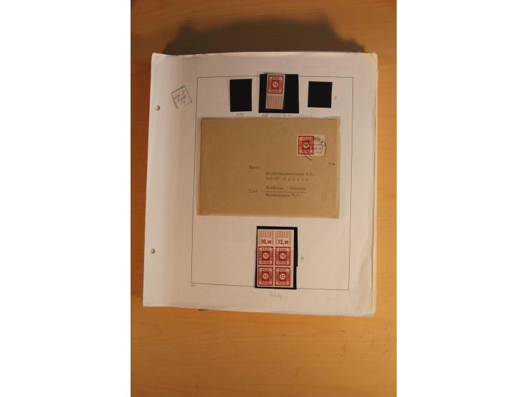 1945/49, sehr umfangreiche, ungebrauchte/postfrische und gestempelte Sammlung inkl. einiger Lokalausgaben mit vielen Farben, 