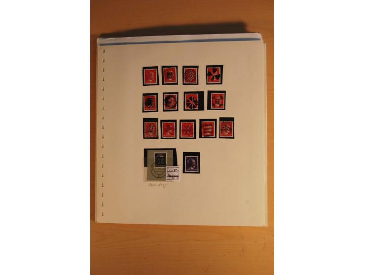 1945/49, sehr umfangreiche, ungebrauchte/postfrische und gestempelte Sammlung inkl. einiger Lokalausgaben mit vielen Farben, 