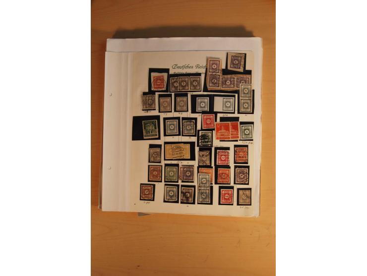 1945/49, sehr umfangreiche, ungebrauchte/postfrische und gestempelte Sammlung inkl. einiger Lokalausgaben mit vielen Farben, 