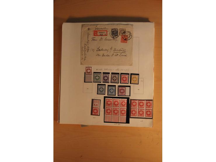 1945/49, sehr umfangreiche, ungebrauchte/postfrische und gestempelte Sammlung inkl. einiger Lokalausgaben mit vielen Farben, 