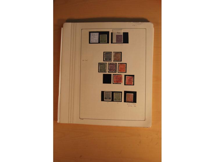 1945/49, sehr umfangreiche, ungebrauchte/postfrische und gestempelte Sammlung inkl. einiger Lokalausgaben mit vielen Farben, 