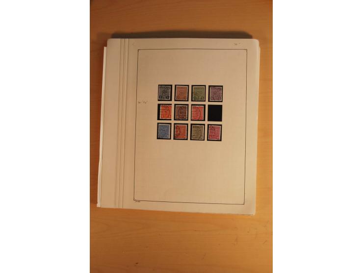 1945/49, sehr umfangreiche, ungebrauchte/postfrische und gestempelte Sammlung inkl. einiger Lokalausgaben mit vielen Farben, 