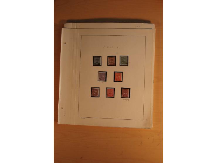 1945/49, sehr umfangreiche, ungebrauchte/postfrische und gestempelte Sammlung inkl. einiger Lokalausgaben mit vielen Farben, 