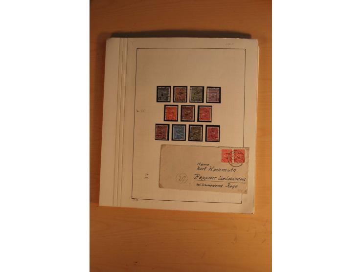 1945/49, sehr umfangreiche, ungebrauchte/postfrische und gestempelte Sammlung inkl. einiger Lokalausgaben mit vielen Farben, 