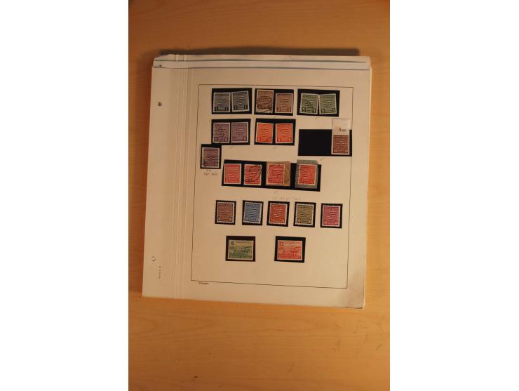 1945/49, sehr umfangreiche, ungebrauchte/postfrische und gestempelte Sammlung inkl. einiger Lokalausgaben mit vielen Farben, 