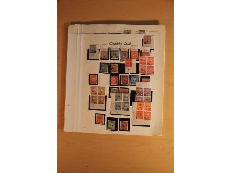 1945/49, sehr umfangreiche, ungebrauchte/postfrische und gestempelte Sammlung inkl. einiger Lokalausgaben mit vielen Farben, 