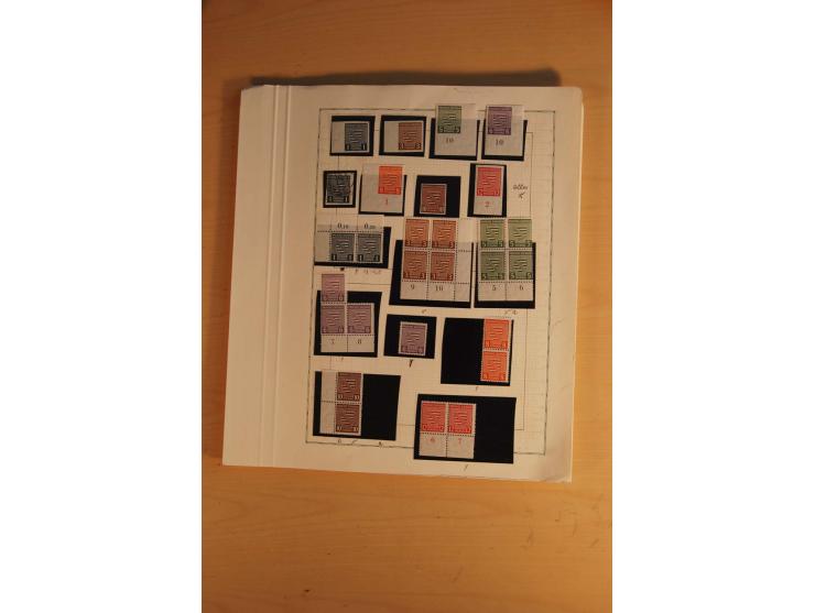 1945/49, sehr umfangreiche, ungebrauchte/postfrische und gestempelte Sammlung inkl. einiger Lokalausgaben mit vielen Farben, 