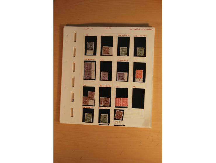 1945/49, sehr umfangreiche, ungebrauchte/postfrische und gestempelte Sammlung inkl. einiger Lokalausgaben mit vielen Farben, 