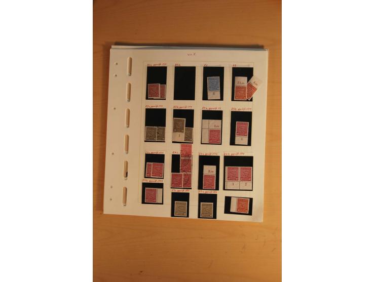 1945/49, sehr umfangreiche, ungebrauchte/postfrische und gestempelte Sammlung inkl. einiger Lokalausgaben mit vielen Farben, 