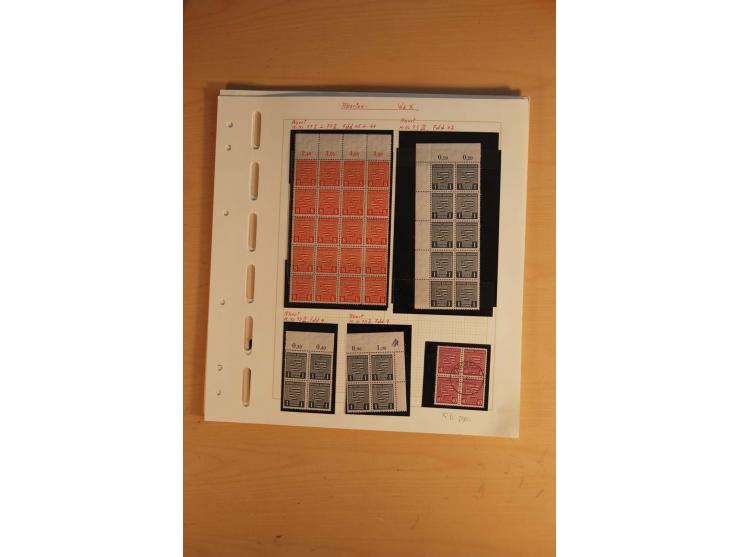 1945/49, sehr umfangreiche, ungebrauchte/postfrische und gestempelte Sammlung inkl. einiger Lokalausgaben mit vielen Farben, 