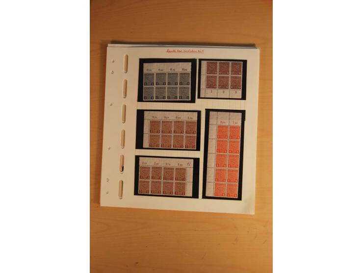 1945/49, sehr umfangreiche, ungebrauchte/postfrische und gestempelte Sammlung inkl. einiger Lokalausgaben mit vielen Farben, 