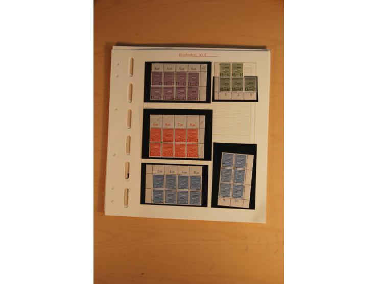 1945/49, sehr umfangreiche, ungebrauchte/postfrische und gestempelte Sammlung inkl. einiger Lokalausgaben mit vielen Farben, 