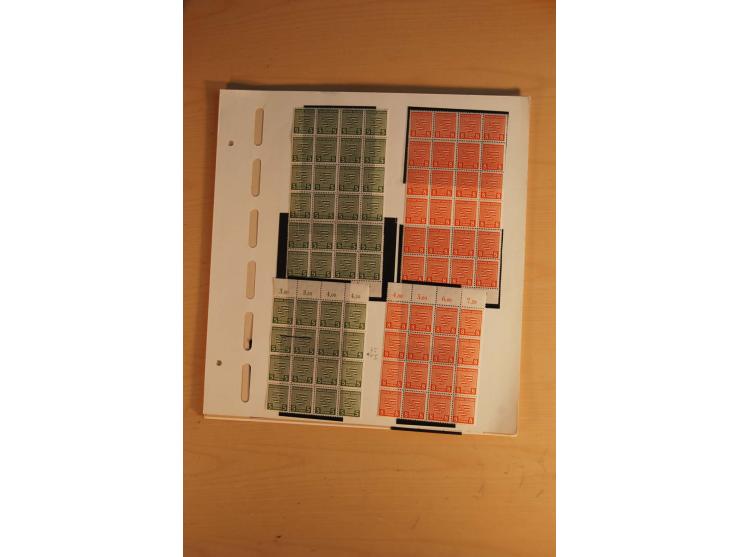 1945/49, sehr umfangreiche, ungebrauchte/postfrische und gestempelte Sammlung inkl. einiger Lokalausgaben mit vielen Farben, 