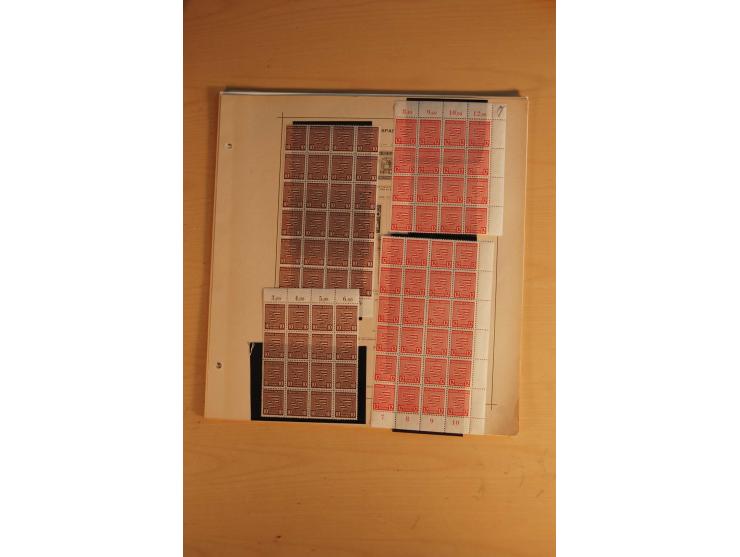 1945/49, sehr umfangreiche, ungebrauchte/postfrische und gestempelte Sammlung inkl. einiger Lokalausgaben mit vielen Farben, 