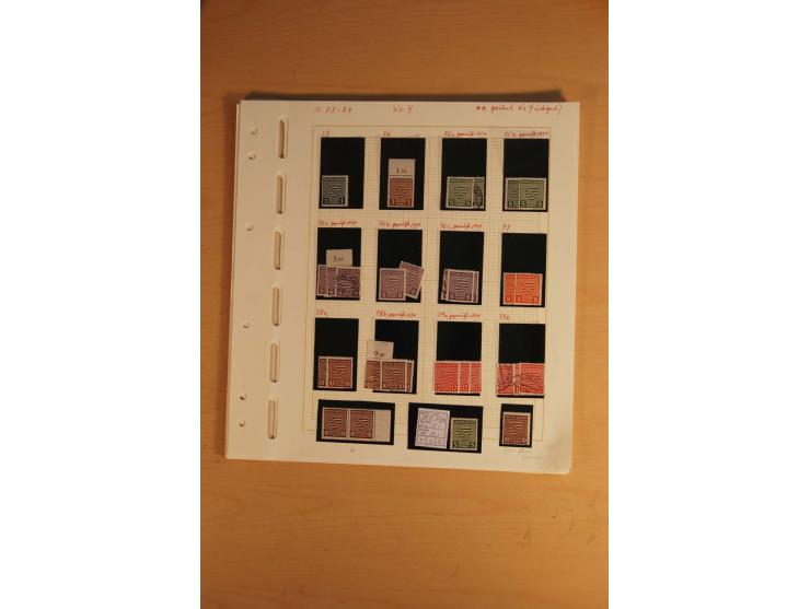 1945/49, sehr umfangreiche, ungebrauchte/postfrische und gestempelte Sammlung inkl. einiger Lokalausgaben mit vielen Farben, 