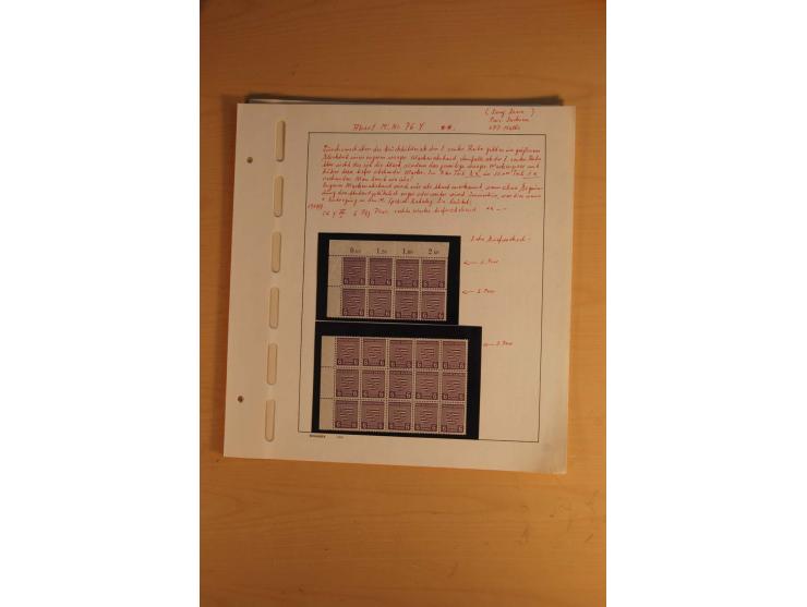 1945/49, sehr umfangreiche, ungebrauchte/postfrische und gestempelte Sammlung inkl. einiger Lokalausgaben mit vielen Farben, 