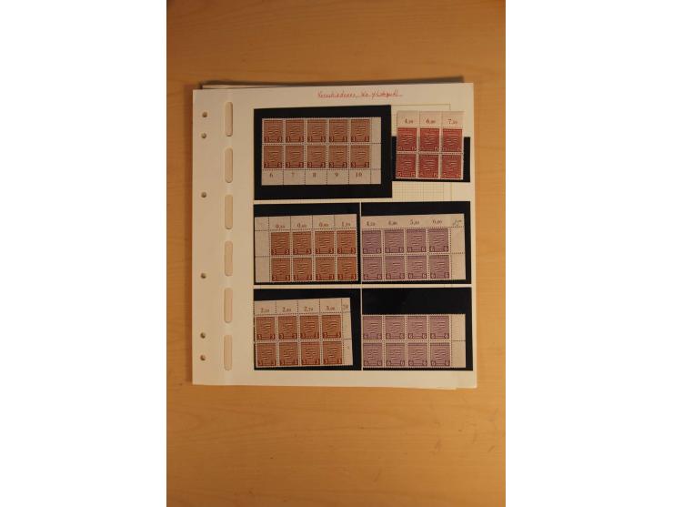 1945/49, sehr umfangreiche, ungebrauchte/postfrische und gestempelte Sammlung inkl. einiger Lokalausgaben mit vielen Farben, 