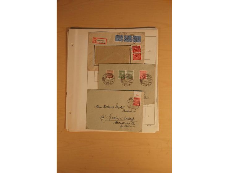 1945/49, sehr umfangreiche, ungebrauchte/postfrische und gestempelte Sammlung inkl. einiger Lokalausgaben mit vielen Farben, 