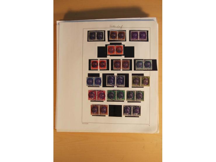 1945/49, sehr umfangreiche, ungebrauchte/postfrische und gestempelte Sammlung inkl. einiger Lokalausgaben mit vielen Farben, 
