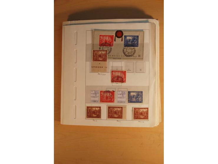 1945/49, sehr umfangreiche, ungebrauchte/postfrische und gestempelte Sammlung inkl. einiger Lokalausgaben mit vielen Farben, 