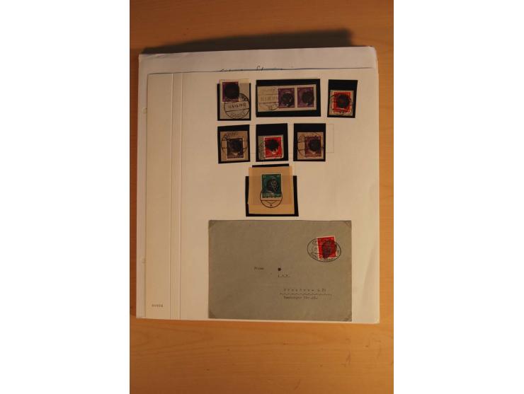 1945/49, sehr umfangreiche, ungebrauchte/postfrische und gestempelte Sammlung inkl. einiger Lokalausgaben mit vielen Farben, 