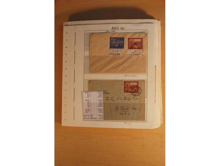 1945/49, sehr umfangreiche, ungebrauchte/postfrische und gestempelte Sammlung inkl. einiger Lokalausgaben mit vielen Farben, 