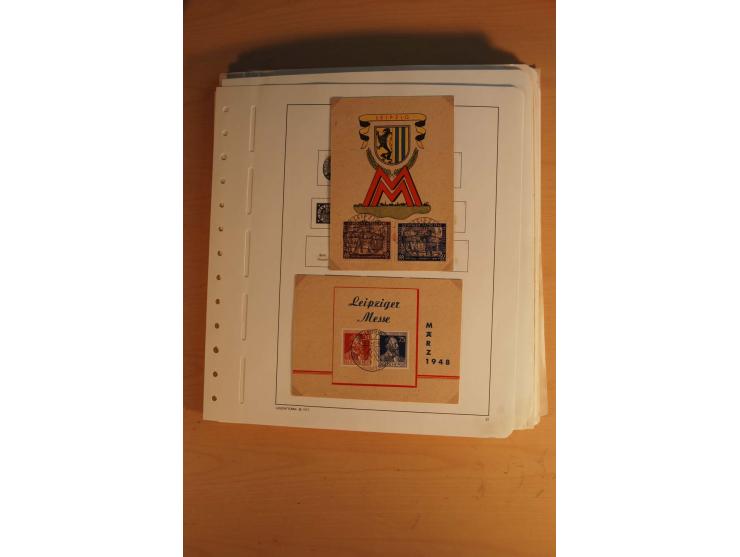 1945/49, sehr umfangreiche, ungebrauchte/postfrische und gestempelte Sammlung inkl. einiger Lokalausgaben mit vielen Farben, 