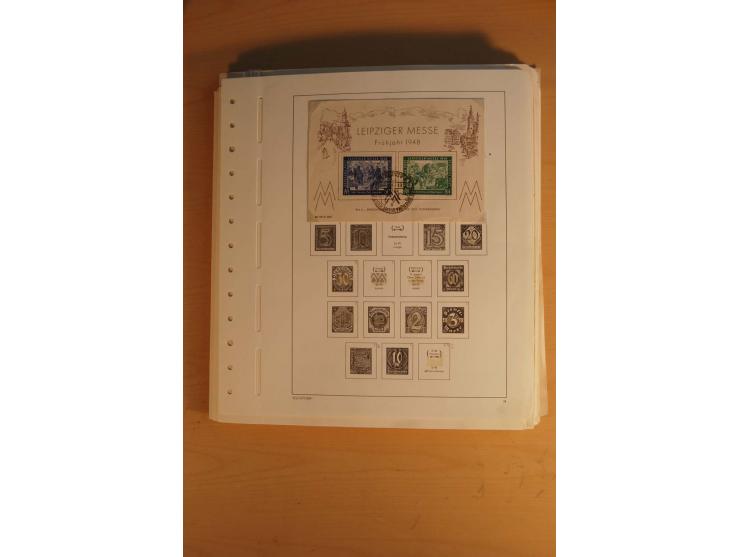 1945/49, sehr umfangreiche, ungebrauchte/postfrische und gestempelte Sammlung inkl. einiger Lokalausgaben mit vielen Farben, 