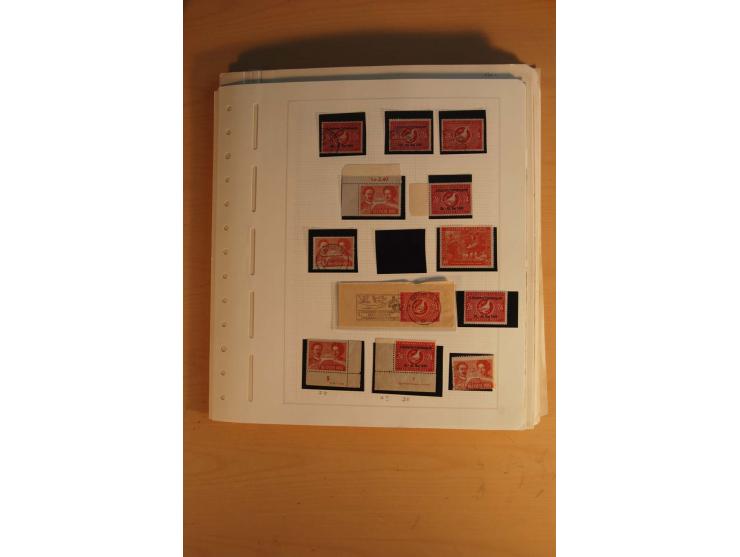 1945/49, sehr umfangreiche, ungebrauchte/postfrische und gestempelte Sammlung inkl. einiger Lokalausgaben mit vielen Farben, 