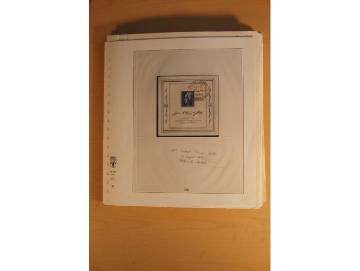 1945/49, sehr umfangreiche, ungebrauchte/postfrische und gestempelte Sammlung inkl. einiger Lokalausgaben mit vielen Farben, 
