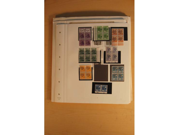 1945/49, sehr umfangreiche, ungebrauchte/postfrische und gestempelte Sammlung inkl. einiger Lokalausgaben mit vielen Farben, 