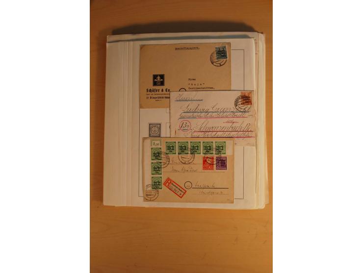 1945/49, sehr umfangreiche, ungebrauchte/postfrische und gestempelte Sammlung inkl. einiger Lokalausgaben mit vielen Farben, 