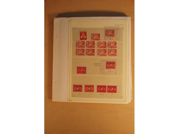1945/49, sehr umfangreiche, ungebrauchte/postfrische und gestempelte Sammlung inkl. einiger Lokalausgaben mit vielen Farben, 