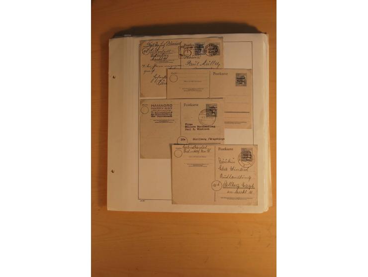 1945/49, sehr umfangreiche, ungebrauchte/postfrische und gestempelte Sammlung inkl. einiger Lokalausgaben mit vielen Farben, 