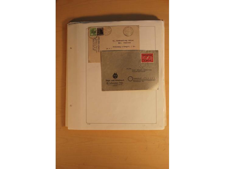 1945/49, sehr umfangreiche, ungebrauchte/postfrische und gestempelte Sammlung inkl. einiger Lokalausgaben mit vielen Farben, 