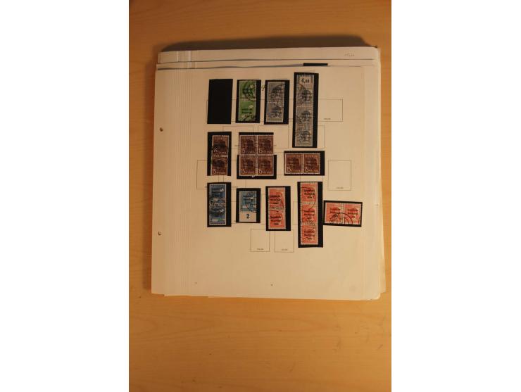 1945/49, sehr umfangreiche, ungebrauchte/postfrische und gestempelte Sammlung inkl. einiger Lokalausgaben mit vielen Farben, 