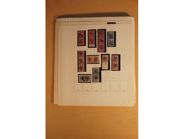 1945/49, sehr umfangreiche, ungebrauchte/postfrische und gestempelte Sammlung inkl. einiger Lokalausgaben mit vielen Farben, 