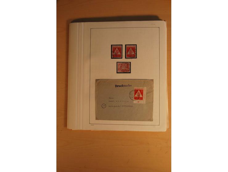 1945/49, sehr umfangreiche, ungebrauchte/postfrische und gestempelte Sammlung inkl. einiger Lokalausgaben mit vielen Farben, 