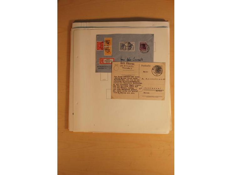 1945/49, sehr umfangreiche, ungebrauchte/postfrische und gestempelte Sammlung inkl. einiger Lokalausgaben mit vielen Farben, 